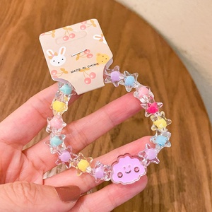 Pulseira Infantil de Desenho Animado para Crianças, Pulseira de Gelatina Colorida com Contas, Linda Pulseira para Meninas e Bebês - Product Image 4