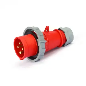 3P+PE 4 pin 32a IP67 Industrial male/female plug and socket