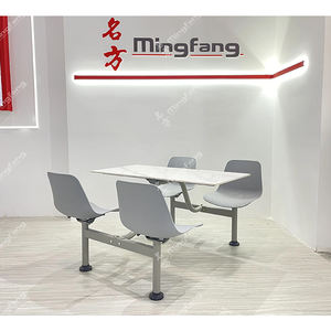 Mesas y sillas de cantina escolar estacionarias utilizadas <span class=keywords><strong>para</strong></span> mesas y sillas de cantina de restaurante/escuela <span class=keywords><strong>para</strong></span> cafetería - Product Image 5