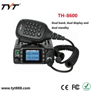 Mini-récepteur TYT TH-8600 25W puissant mobile bi-bande radio voiture mini radio