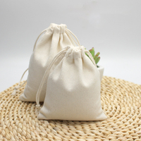 Sacs à cordon en mousseline de polyester-coton de luxe avec logo personnalisé, écologiques, résistants à l'eau, durables, sacs de lavage