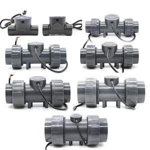 Débitmètre industriel pour eaux usées Sea Dijiang, connexion à bride PVC, capteur de débit à sortie impulsionnelle, tailles de port 20-90mm - Product Image 5