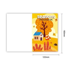 สมุดระบายสีแบบทำมือพร้อมสติกเกอร์สมุดวาดภาพการ์ตูนสำหรับเด็ก - Product Image 6