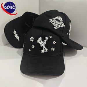 QZFSO Custom Sports New Curved Brim Gorras Era <b>Hats</b> 5 Panel Gorras 3d Embroidery Puff <b>Print</b> Unisex Baseball Cap For Men - Product Image 1