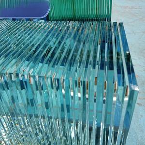 Panneaux de verre trempé ultra-clair sur mesure 4-19 mm, verre de sécurité à faible teneur en fer pour meubles / <span class=keywords><strong>douche</strong></span> / balustrade - Product Image 1