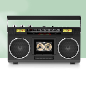 Retro Portable Cassette Recorder AM FM SW Radio BT <b>USB</b> TF Card Dual <b>Speakers</b> For Home Office Travel Use Stereo - Product Image 1