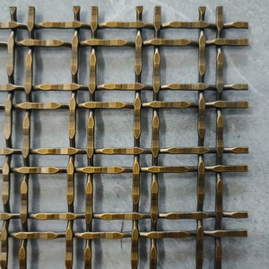 Grillage en acier inoxydable pour la conception architecturale, technique <span class=keywords><strong>de</strong></span> tissage uni, revêtement <span class=keywords><strong>de</strong></span> façade métallique, application <span class=keywords><strong>de</strong></span> panneaux découpés sur mesure - Product Image 3