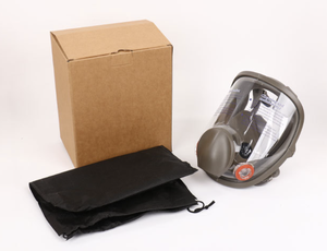 Masker Gas wajah penuh, <span class=keywords><strong>Respirator</strong></span> Anti Gas kimia asap dapat dipakai ulang - Product Image 4