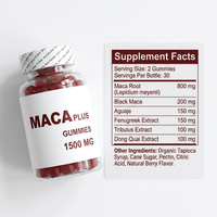 Gummies Équilibre Hormonal pour l'Amélioration des Hanches et des Fesses - Complément Alimentaire à la Maca pour Adultes
