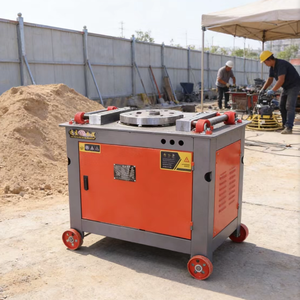 Cintreuse électrique de barres d'armature, machine à cintrer les barres d'acier durable, vente en gros pour l'ingénierie civile - Product Image 1