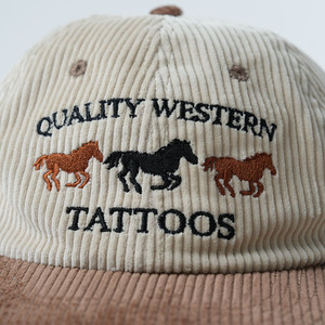 Gorro de Pana Vintage con Contraste de Color, Logotipo Bordado Personalizado de Alta Calidad, Gorra sin Estructura, Unisex, Estilo Urbano, Cierre a Presión - Product Image 2