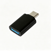 Adaptador USB C a USB 3.0 de 5 Gbps, Convertidor OTG de Aleación de Aluminio, Plug and Play para Teléfono Móvil, MacBook, iPad, Cámara, Laptop
