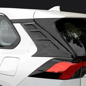 Kit carrosserie pour Toyota RAV4 Wildlander 2020, aspect fibre de carbone, style sport, cache de fenêtre arrière, garniture, accessoires de voiture - Product Image 3