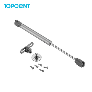 Charnière à gaz pneumatique à bras droit pour porte de meuble de cuisine, finition gris argenté, fermeture douce haut/bas, en promotion - Product Image 2