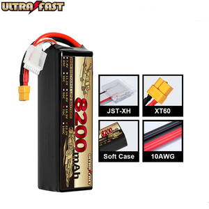 Pin Lipo 22.2V 6S 100C 8200mAh, <span class=keywords><strong>t</strong></span>ấm kim loại, 1000 chu kỳ, dành cho xe RC X-Maxx Arrma Infraction - Product Image 3