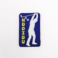 Écussons brodés 3D personnalisés avec logo, broderie en relief, adhésifs thermocollants, badges de transfert thermique, OEM disponible