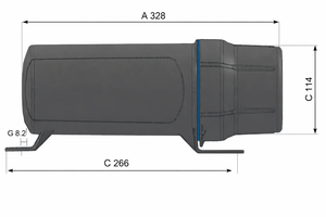 Caja de Almacenamiento de Documentos Universal MP02600, Impermeable, Duradera, de Gran Capacidad, para Tractores Agrícolas, Camiones y Remolques - Product Image 2