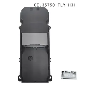 Interruptor de control de ventana eléctrico, 6 botones, 35750-TLY-H31, interruptor doble para Honda CR-V 2017-2022 Breeze RY 2019-2022 - Product Image 4