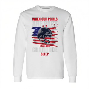 T-shirt à manches longues « Quand nos dangers sont passés, notre gratitude dormira » - Product Image 2