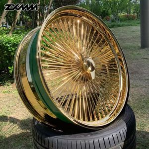 ZXMM Cerchi in Lega Personalizzati Cromati Dorati a Razze Multiple Stile Dayton 2/3 Knock-Off 5x127 5x120 18 20 22 24 26 28 Pollici - Product Image 2