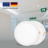 Plafonnier LED encastré mince 12W 3000K 4000K 6500K 110 degrés pour maison, bureau et commerce