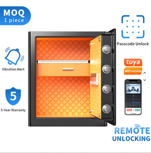 Safe <strong>Box</strong> FB Solid Steel Jewelry Storage Safe Hotel Digital Lock Fingerprint Safe Deposit <strong>Box</strong> Luxury <strong>Fireproof</strong> Safe <strong>Box</strong> for Money - Product Image 1