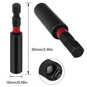 1แพ็คมือเครื่องมือไขควงแม่เหล็ก60มม. ที่ยึดดอกไขควง1/4 "ก้านหกเหลี่ยมอุปกรณ์ขยายดอกสว่านเครื่องมือซ่อมแซม - Product Image 3