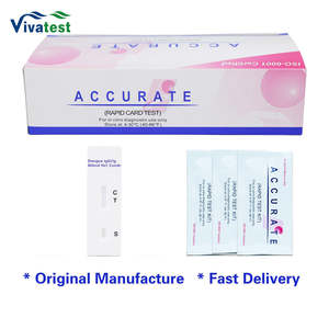 Carte de test rapide Vivatest HCV HBsAg HIV, kit de diagnostic certifié CE, résultats en 10 minutes - Product Image 4
