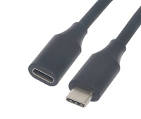 Kabel Data Pengisian Cepat USB 3.2 Gen 2 USB Type-C ke USB Type-C 4K 60Hz 20Gbps PD 60W