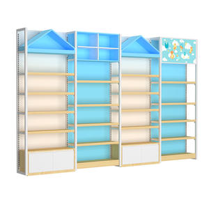 Estanterías Personalizadas para Tiendas Materno-Infantiles, Exhibidores <span class=keywords><strong>de</strong></span> Ropa <span class=keywords><strong>de</strong></span> Acero y Madera, Exhibidores <span class=keywords><strong>de</strong></span> Leche en Polvo y Alimentos Complementarios - Product Image 3