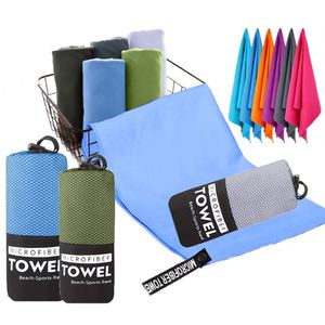 Serviette de sport en microfibre à séchage rapide avec logo personnalisé pour la gym, vente en gros, bande élastique - Product Image 1