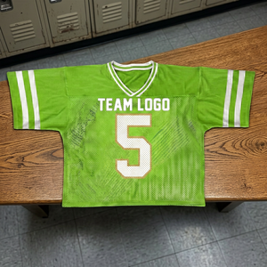 Camiseta de Fútbol Americano Unisex de Talla Grande con Estampado Personalizado, Estilo Vintage Premium, Malla Transpirable, Corte Regular, 100% Transpirable - Product Image 1