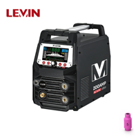 Poste à souder TIG AC/DC 200 A LEVIN à impulsions, onduleur IGBT, contrôle synergique MCU, onde carrée, pour la fabrication d'aluminium