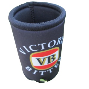 375ml Insulated Neoprene Waterproof Sublimation Stubby Holder with Stitched Top and Bottom Can Coozies and Base - Product Image 2