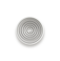 Diffuseur d'air rond en aluminium pour plafond avec registre papillon pour conduit de climatisation