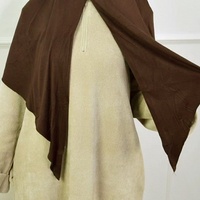 Khimar Jersey Modal Berkualitas Tinggi 2026, Bahan Tebal dan Elastis dengan Resleting Depan, Hijab Instan, Hijab Sholat Ukuran Besar, Pakaian Muslimah
