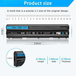 <span class=keywords><strong>Batteria</strong></span> di ricambio agli ioni di litio ad alta capacità nuova per laptop Dell Inspiron XPS Latitude - Product Image 6