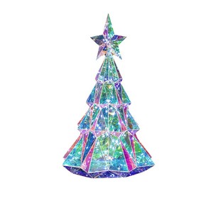 Đầy Màu Sắc Phát Sáng Cây Giáng Sinh Ngoài Trời Cắm Trại Đèn Cross-Biên Giới Thương Mại Ánh Sáng-up Đồ Chơi Cho Đồ Trang Trí Sân Vườn Giáng Sinh Theo Chủ Đề - Product Image 4