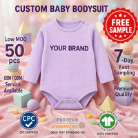 Combinaison bébé 100% coton, écologique, confortable et douce, fermeture à boutons, pour nouveau-nés, manches longues