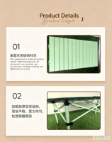 Ensemble de table et de chaises de pique-nique portables pour le camping, la salle de sport ou le salon - Accessoires de meubles pliables