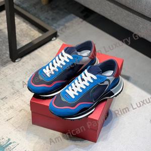 Zapatillas Deportivas Retro Multicolor para Hombre con Parte Superior de Materiales Mixtos para Uso Casual y Urbano - Product Image 1