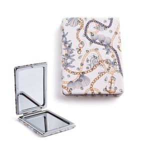 Professional Personalized <b>Rectangle</b> Pocket Touch up PU <b>Mirror</b> Outdoor Use Portable Mini Compact <b>Mirror</b> - Product Image 3