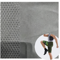 Tissu antidérapant en polyester pour vêtements de cyclisme, personnalisé avec revêtement en silicone imprimé pour shorts de vélo