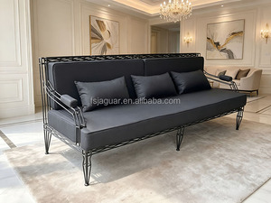 Conjunto <span class=keywords><strong>de</strong></span> sala <span class=keywords><strong>de</strong></span> estar minimalista moderno <span class=keywords><strong>de</strong></span> mediados <span class=keywords><strong>de</strong></span> siglo, <span class=keywords><strong>de</strong></span> hierro trenzado hueco, para apartamento o <span class=keywords><strong>centro</strong></span> comercial, que incluye sofá individual, sofá <span class=keywords><strong>de</strong></span> tres plazas y <span class=keywords><strong>centro</strong></span> a juego. - Product Image 5