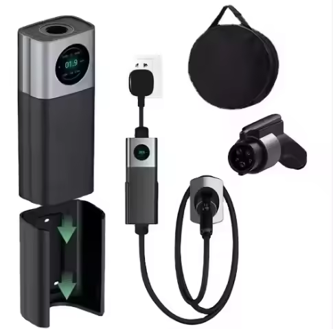 7kw Portable Ev Charging Station 1phaseFast Car Charger Type1/type2/gbtCar Charging Station 32a Ac Ev Charger