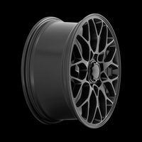 Jantes de voiture en alliage d'aluminium forgé noir mat multi-rayons de haute qualité, 17, 18, 20 pouces, pour Jeep Wrangler