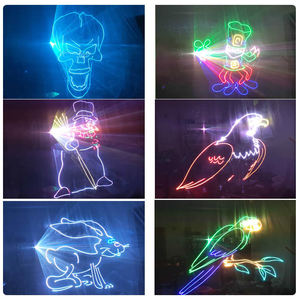 <span class=keywords><strong>Projecteur</strong></span> laser <span class=keywords><strong>LED</strong></span> 3W pour concerts en plein air et grands événements, éclairage de scène pour DJ, animation et publicité pour parcs à thème - Product Image 4