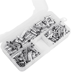 22-10awg BN cáp đồng thiết bị đầu cuối Trần đóng hộp uốn Splice nối ferrules Butt nối vật liệu nhôm - Product Image 6