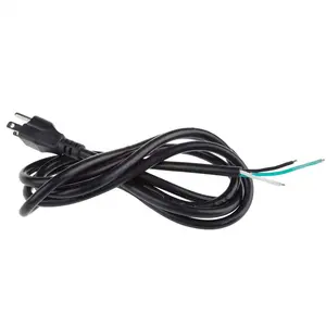 America Underwriter Laboratories Inc approved 3 pin plug QP2 13A/ 125V power cord 3 cores AC electric power plug