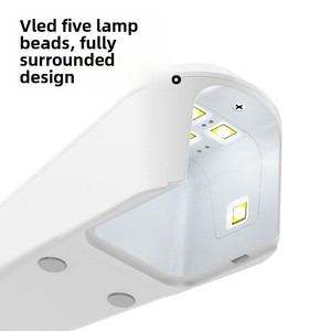 Mini lampe UV LED 2 en 1 pour ongles, écran LCD, 365 nm, séchage rapide, portable, rechargeable, pour vernis gel, pour usage en salon de manucure - Product Image 2